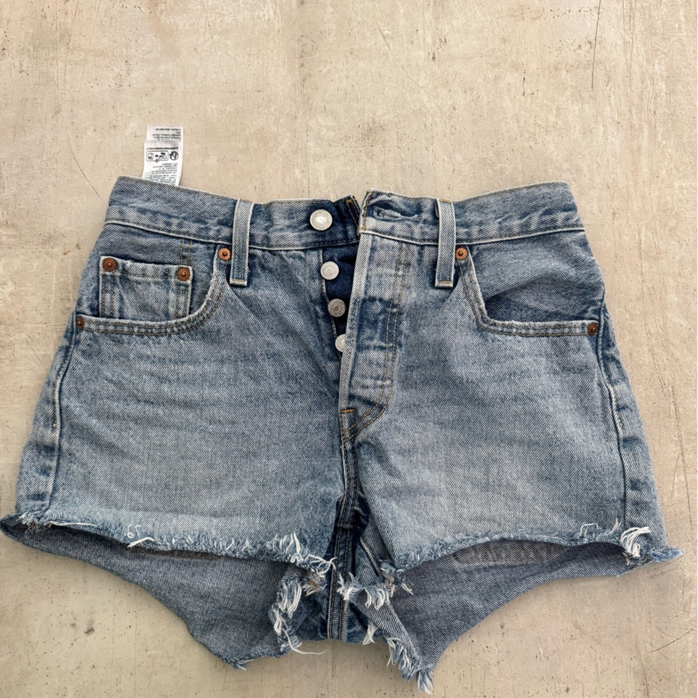 Levi's Light Blue Denim Women's Shorts